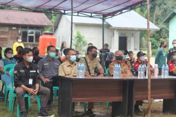 Agenda kegiatan Harapan Hutan Sebangki bersama relawan Lindungi Hutan Landak
