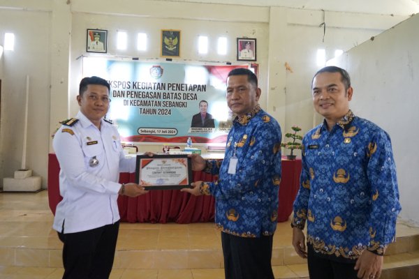 Penetapan Batas Desa Kecamatan Sebangki